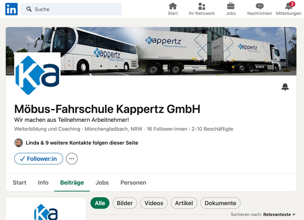 Social Media Grafik-Erstellung f&uuml;r M&ouml;bus-Fahrschule Kappertz GmbH 